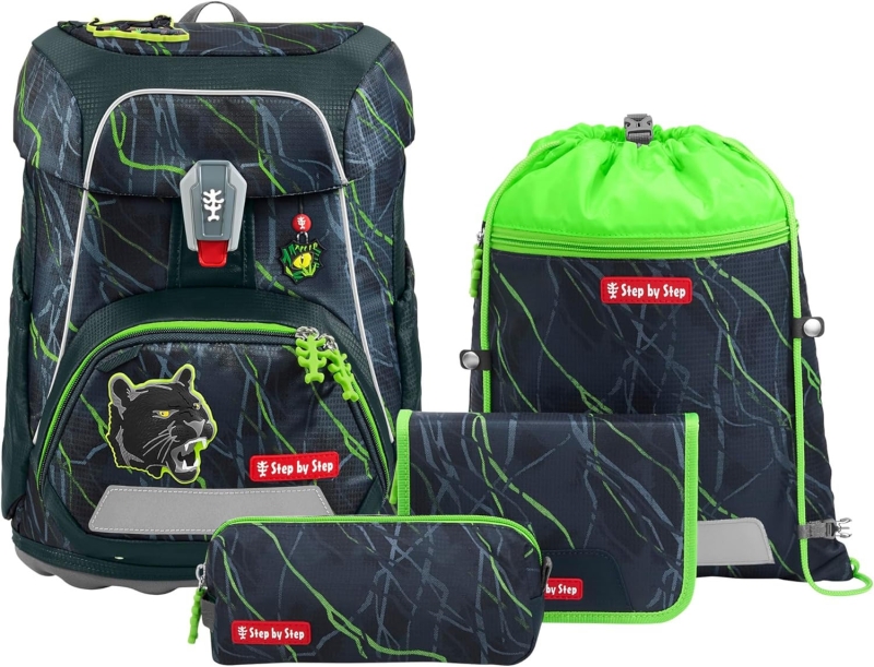 Step by Step 'Danger Cat Chiko' Fit Schulranzen-Set 5-tlg. 990g 19L