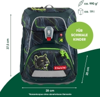 Step by Step 'Danger Cat Chiko' Fit Schulranzen-Set 5-tlg. 990g 19L