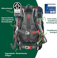 Step by Step 'Danger Cat Chiko' Fit Schulranzen-Set 5-tlg. 990g 19L