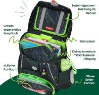 Step by Step 'Danger Cat Chiko' Fit Schulranzen-Set 5-tlg. 990g 19L