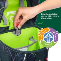 Step by Step 'Danger Cat Chiko' Fit Schulranzen-Set 5-tlg. 990g 19L