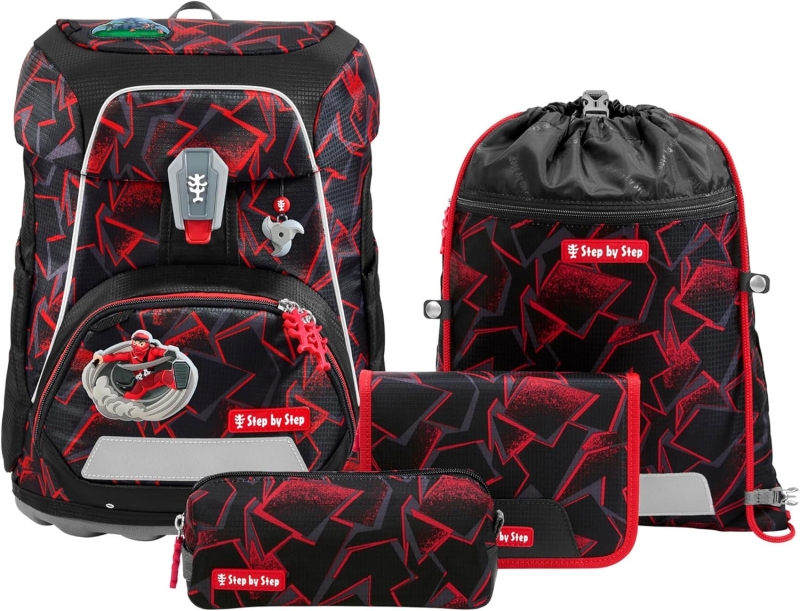 Step by Step 'Ninja Yuma' Fit Schulranzen-Set 5-tlg. 990g 19L