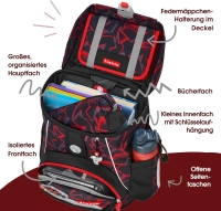 Step by Step 'Ninja Yuma' Fit Schulranzen-Set 5-tlg. 990g 19L