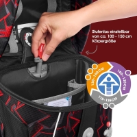 Step by Step 'Ninja Yuma' Fit Schulranzen-Set 5-tlg. 990g 19L