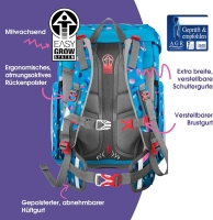 Step by Step 'Dolphin Finja' Fit Schulranzen-Set 5-tlg. 990g 19L