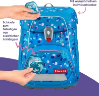 Step by Step 'Dolphin Finja' Fit Schulranzen-Set 5-tlg. 990g 19L