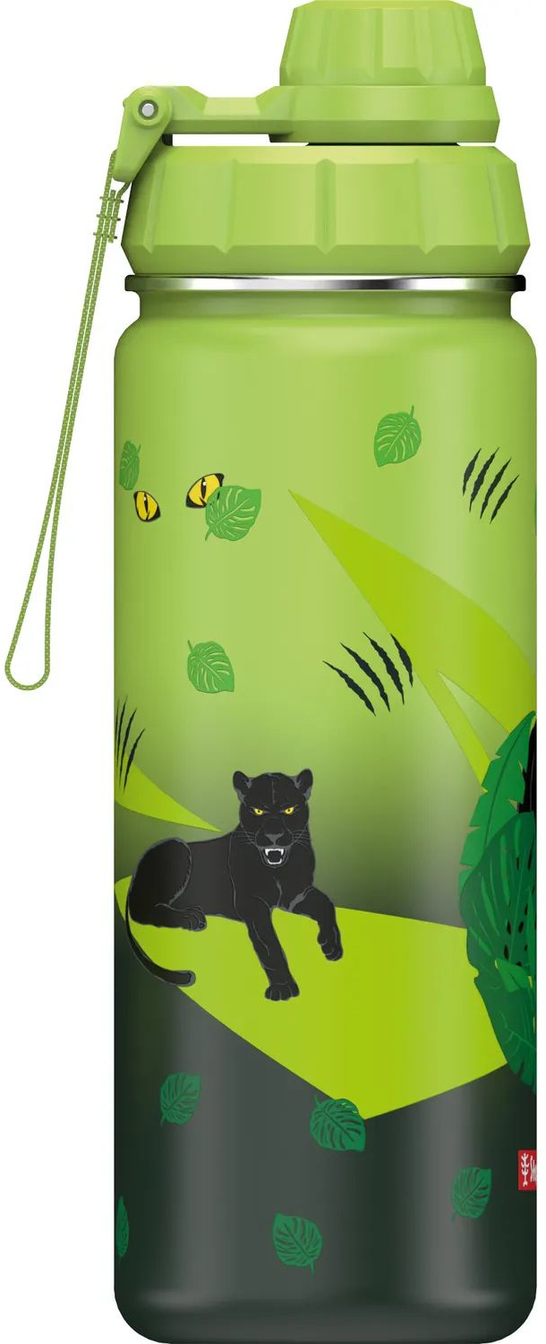 Step by Step 'Black Cat' Isolierte Edelstahl Trinkflasche 500ml Step by Step 'Black Cat' Isolierte Edelstahl Trinkflasche 500ml