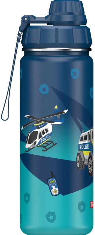Step by Step 'Police' Isolierte Edelstahl Trinkflasche 500ml