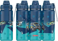 Step by Step 'Police' Isolierte Edelstahl Trinkflasche 500ml