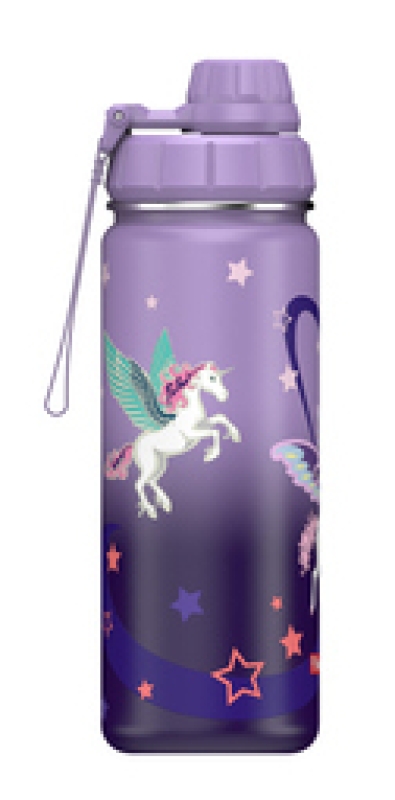Step by Step 'Dreamy Pegasus' Isolierte Edelstahl Trinkflasche 500ml