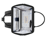 CABAIA 'Adventurer' Rucksack M Amiens Schwarz/Weiß