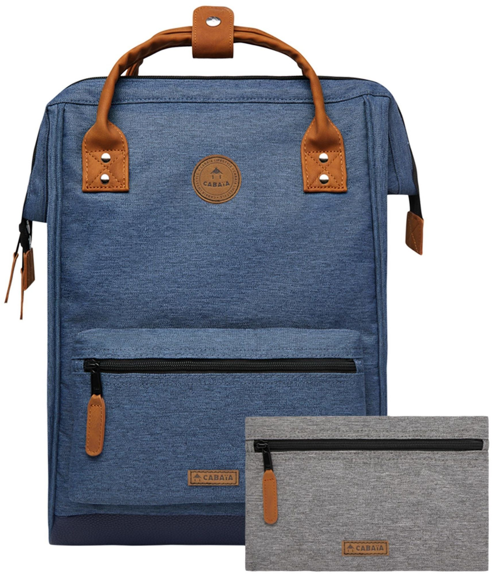 CABAIA 'Paris' Rucksack Adventurer L blue melanged
