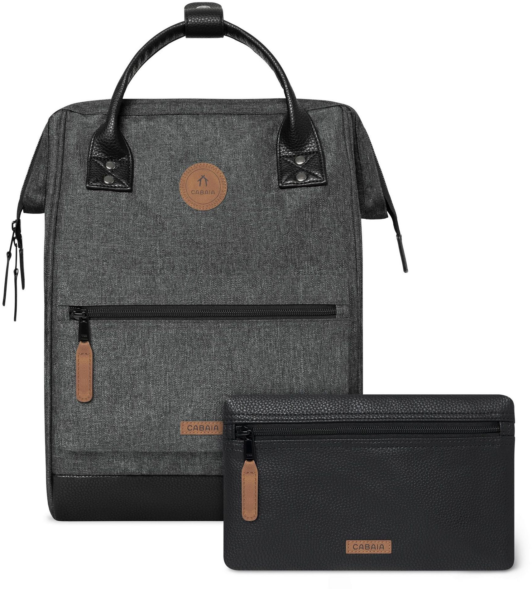 CABAIA 'Luxembourg' Adventurer M mit Vortasche dark grey melanged