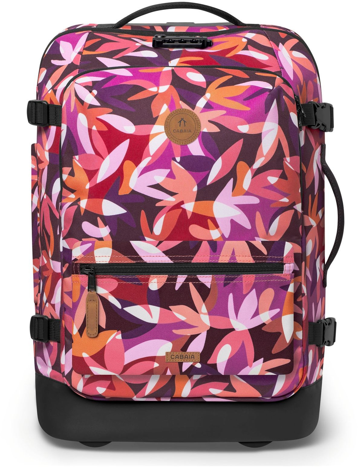 CABAIA 'Montreuil' Soft Suitcase S Rucksacktrolley multico burgundy