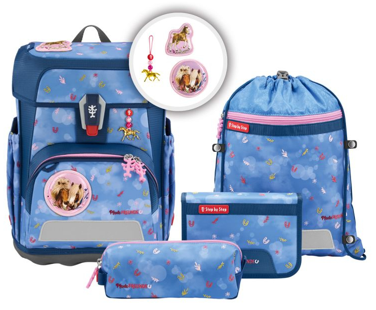 Step by Step 'Spiegelburg Pferdefreunde' Cloud Schulranzen Set 5-tlg. 990g 19L