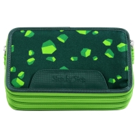 Step by Step 'Dino Targo' XXL-Mäppchen drei Etagen gefüllt grün