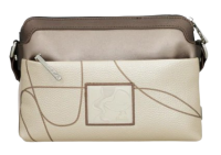 Anekke 'Muse' Damenumhängetasche gemustert beige/braun