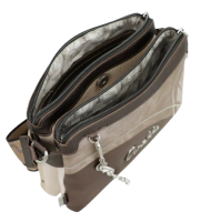 Anekke 'Muse' Damenumhängetasche gemustert beige/braun