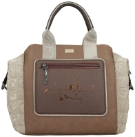 Anekke 'Muse' Damenhandtasche gemustert beige/braun