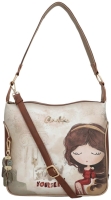 Anekke 'Muse' Umhängetasche gemustert beige