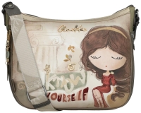 Anekke 'Muse' Umhängetasche gemustert beige