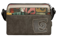 Anekke 'Muse' Umhängetasche gemustert beige