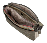 Anekke 'Muse' Umhängetasche gemustert beige