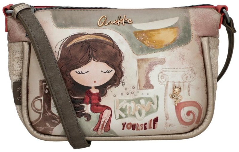 Anekke 'Muse' Damenumhängetasche gemustert