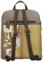 Anekke 'Muse' Damenrucksack gemustert beige