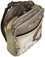 Anekke 'Muse' Damenrucksack gemustert beige