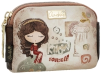 Anekke 'Muse' Schlüsseltasche gemustert klein braun/beige