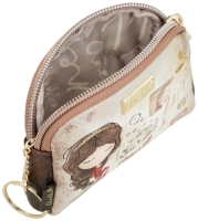 Anekke 'Muse' Schlüsseltasche gemustert klein braun/beige