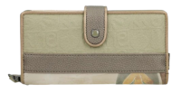 Anekke 'Muse' Damenlangbörse RFID-Schutz gemustert beige