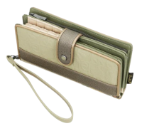 Anekke 'Muse' Damenlangbörse RFID-Schutz gemustert beige