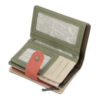 Anekke 'Muse' Damenbörse RFID-Schutz gemustert beige