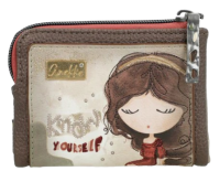 Anekke 'Muse' Damenbörse RFID-Schutz gemustert beige/braun