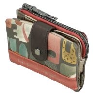 Anekke 'Muse' Damenbörse RFID-Schutz gemustert beige/braun