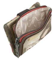 Anekke 'Muse' Damenbörse RFID-Schutz gemustert beige/braun