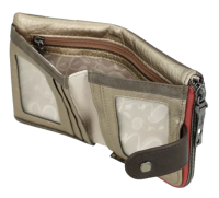 Anekke 'Muse' Damenbörse RFID-Schutz gemustert beige/braun