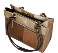 Anekke 'Muse' Damenhandtasche beige/braun