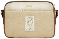 Anekke 'Muse' Handtasche gemustert beige
