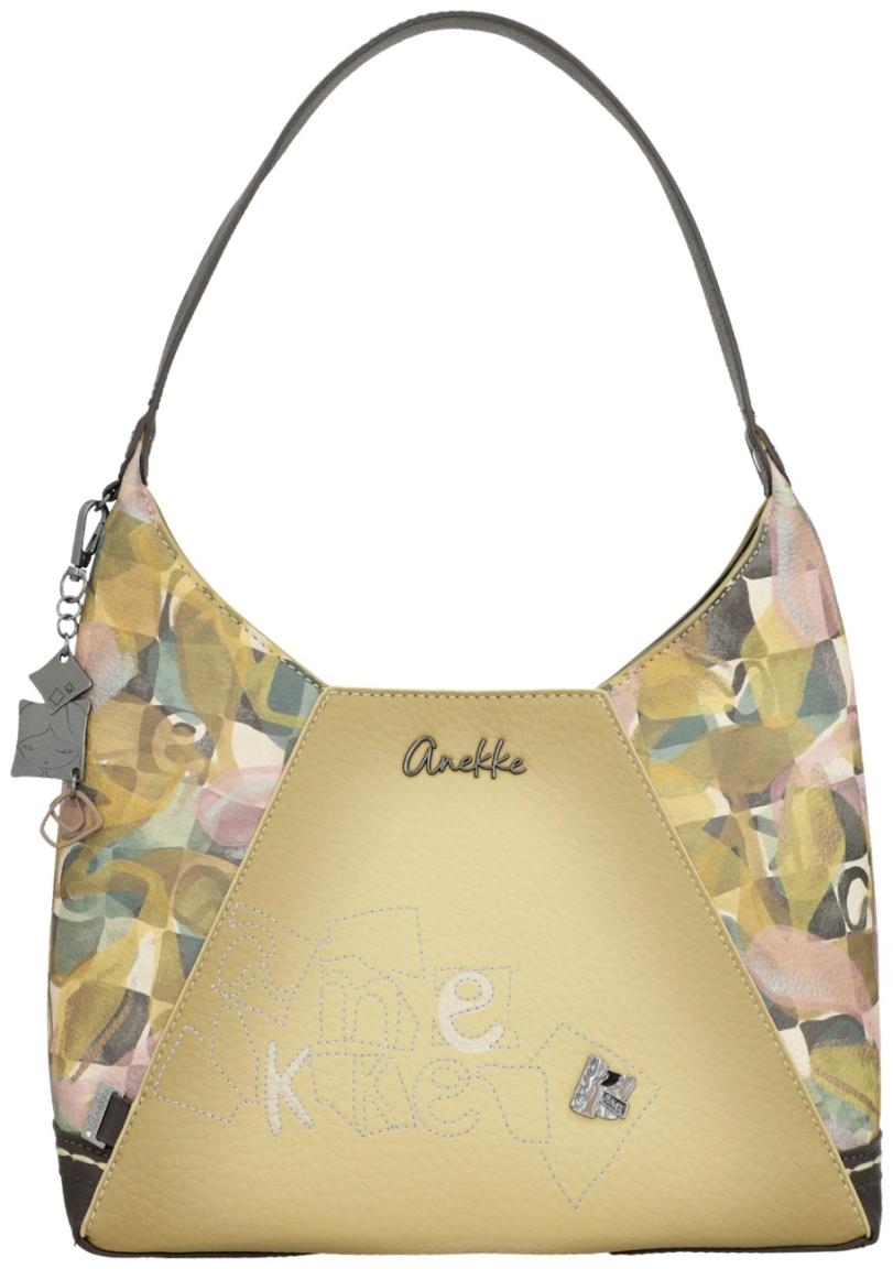 Anekke 'Muse' Damenhandtasche beige/grün