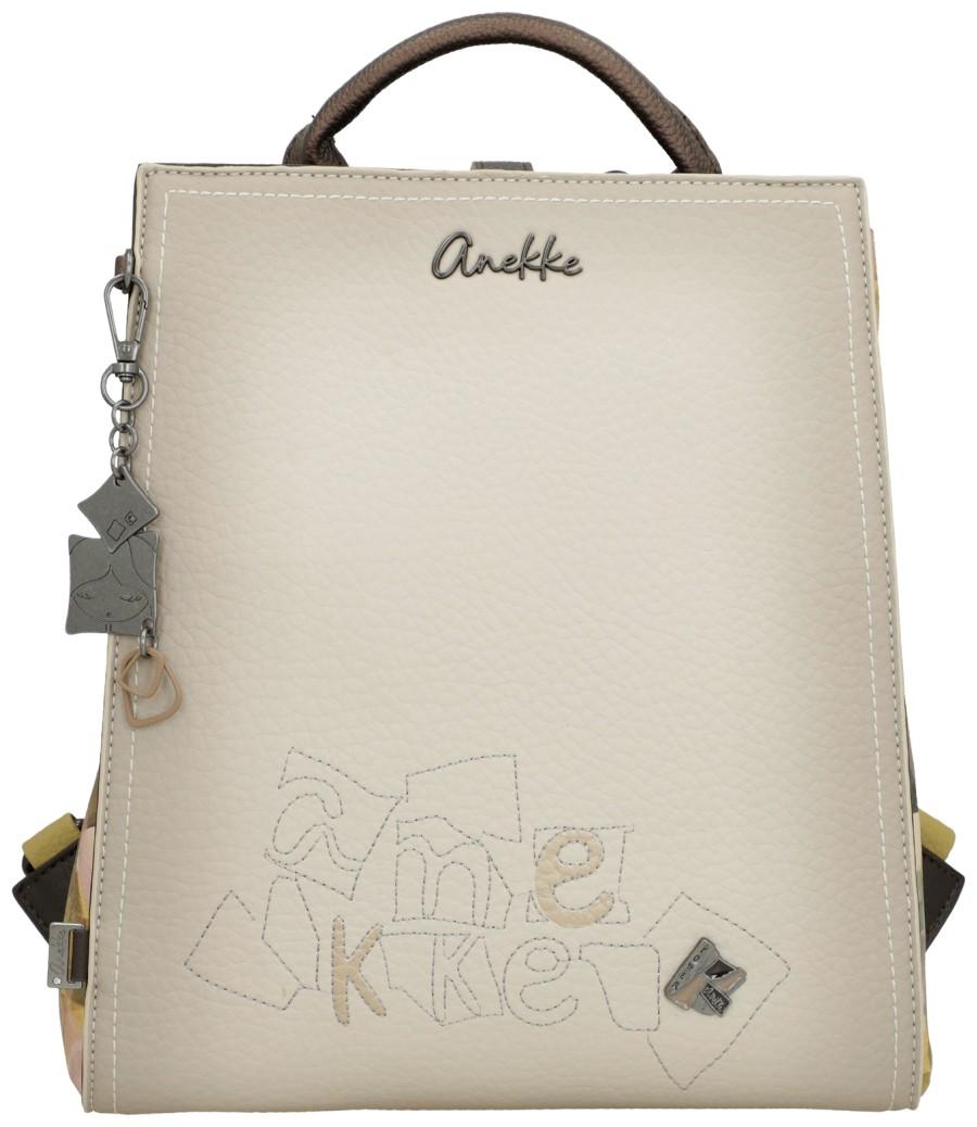 Anekke 'Muse' Damenrucksack beige/grün