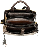 Anekke 'Muse' Damenrucksack beige/grün