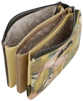 Anekke 'Muse' Schlüsseltasche gemustert braun/grün