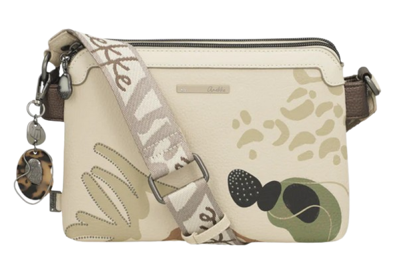 Anekke 'Muse' Damenumhängetasche beige/creme