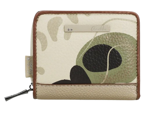 Anekke 'Muse' Damenbörse RFID-Schutz klein gemustert beige/creme