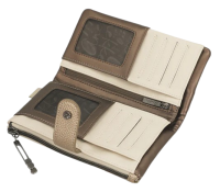 Anekke 'Muse' Damenlangbörse RFID-Schutz beige/creme