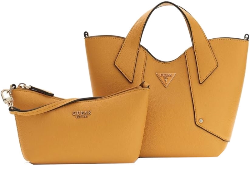 Guess 'Darcie' Damenschultertasche mini amber