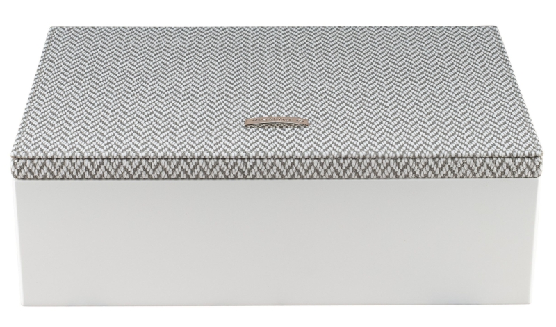 Windrose 'Calma' Schmuckkasten  klein  weiß